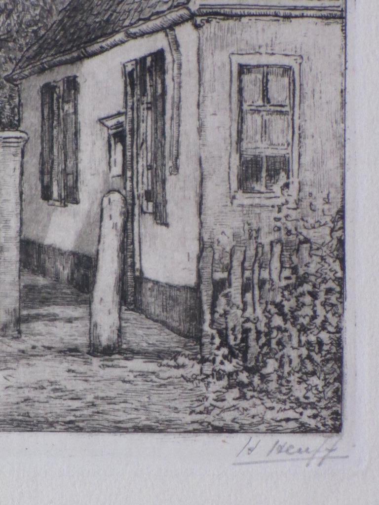 Herman Heuff, De Haagse Schouw, Ets kopen? Bied vanaf 30!