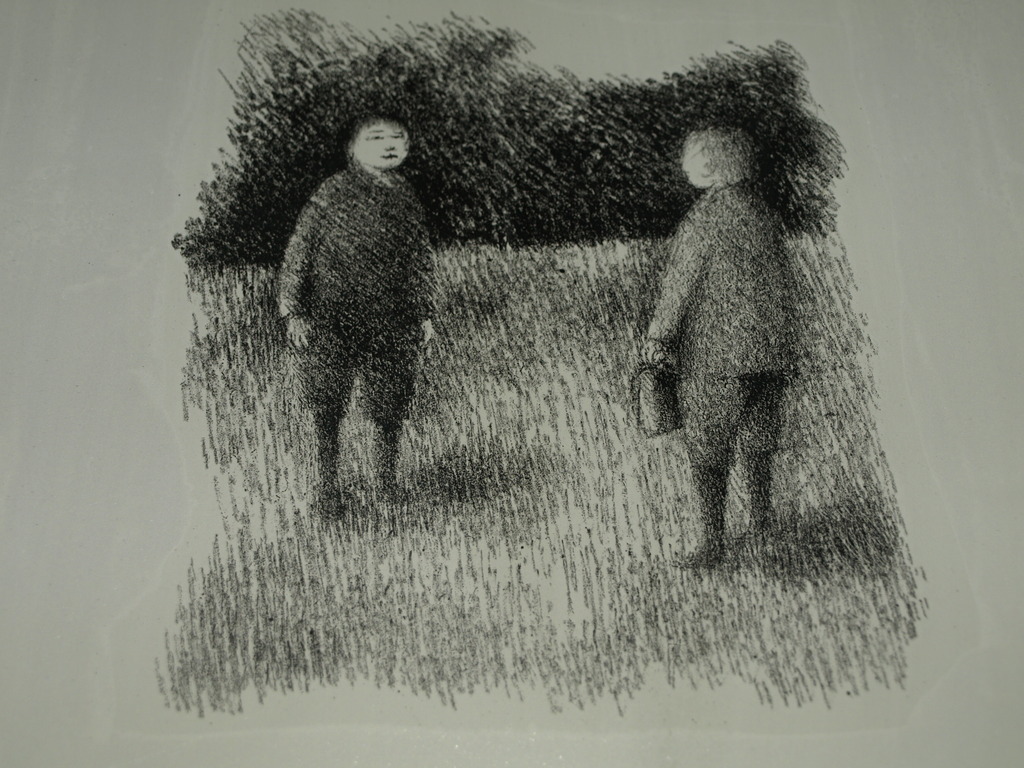 METTEN KOORNSTRA  (1912-1978) – Originele drukplaat lithopers 2 – ca 1975 kopen? Bied vanaf 35!