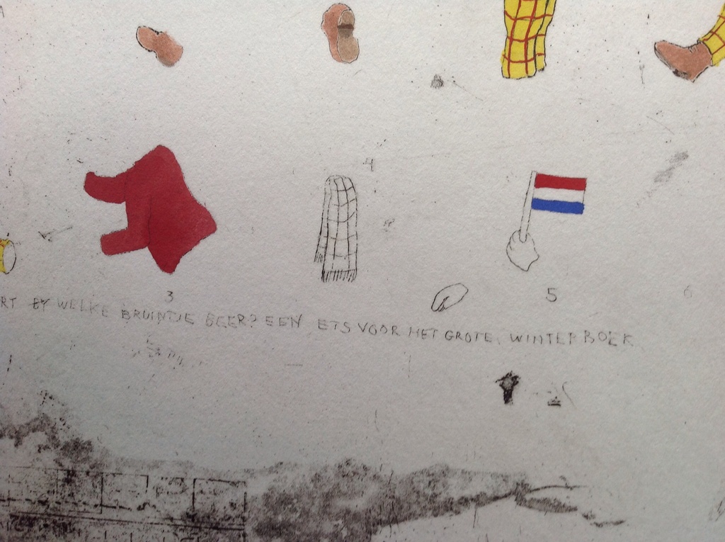 W. Monna  : Kleurets voor grote Bruintje Beer winterboek , eigen druk 1974  kopen? Bied vanaf 40!