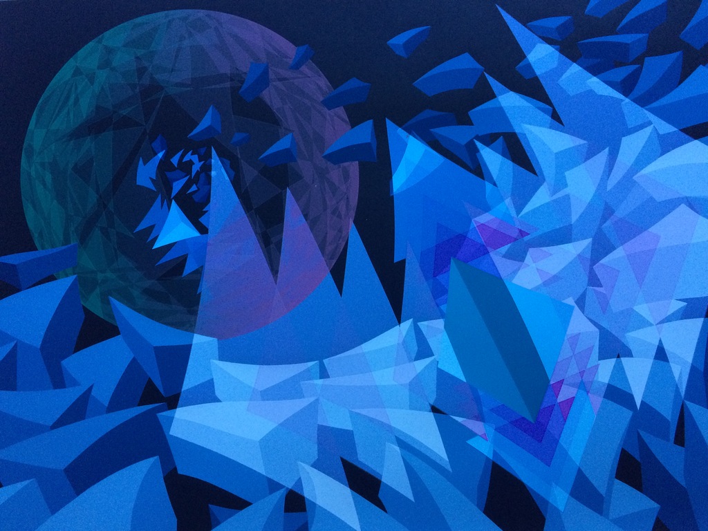 Grote zeefdruk van Hans Klaui in uitsekende conditie 1992 24/45 kopen? Bied vanaf 55!