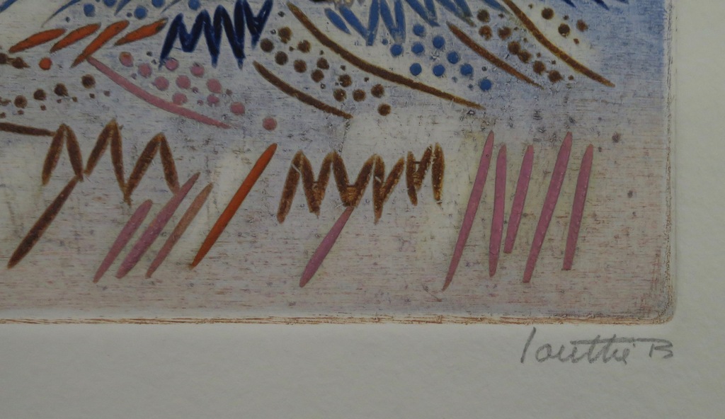 Louttre B.: Houtgravure en reliefdruk, Gout de cerise  kopen? Bied vanaf 20!