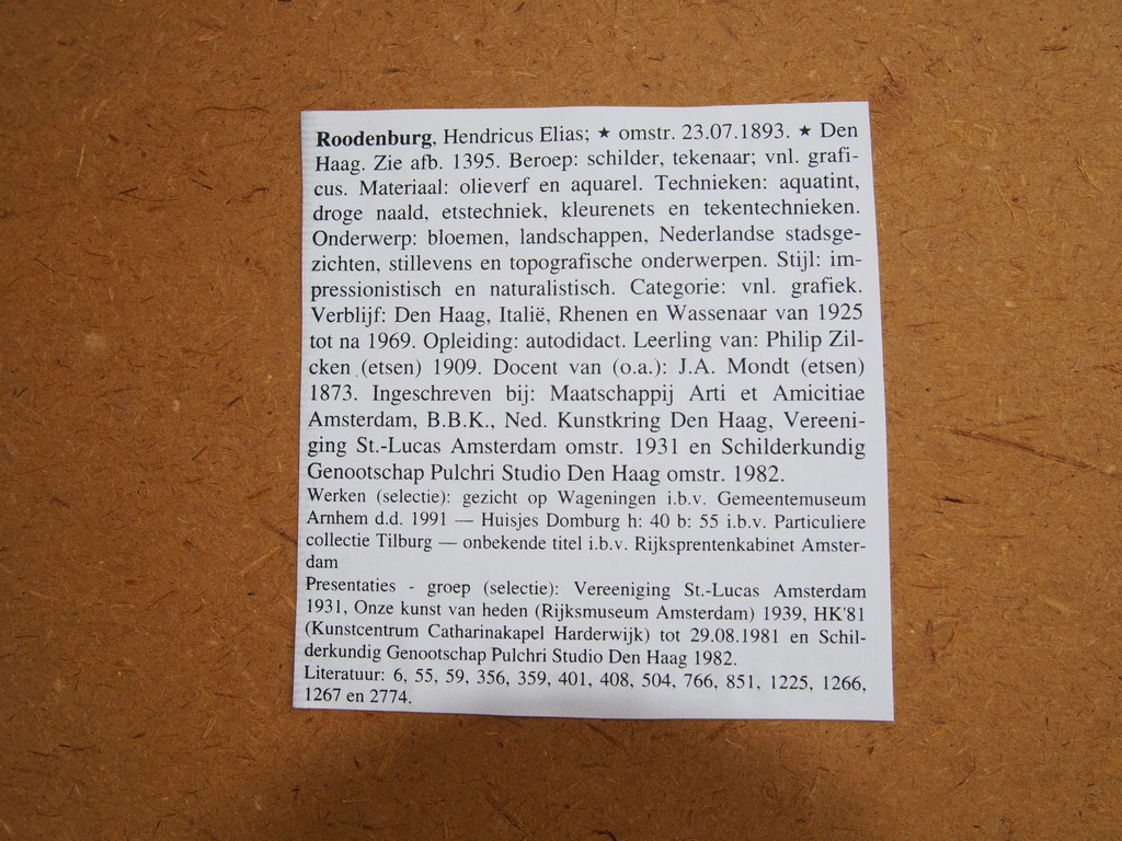 Hendrikus Roodenburg: ets, brugje Edam, 1959 kopen? Bied vanaf 20!