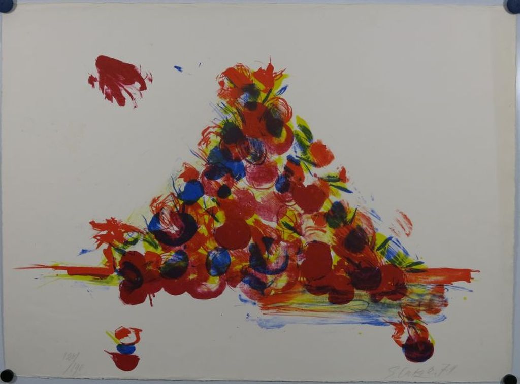 Ger Lataster: Zeefdruk, zonder titel verkocht voor € 92!