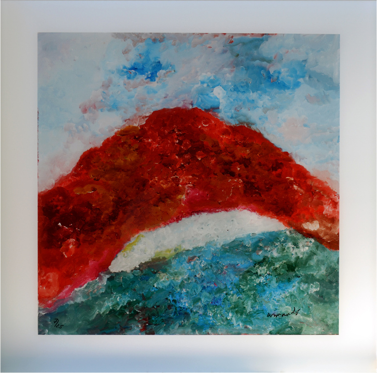 Armando, Brücke, gemengde techniek op plexiglas, gesigneerd, opl. 25 ex. 2015 kopen? Bied vanaf 1!