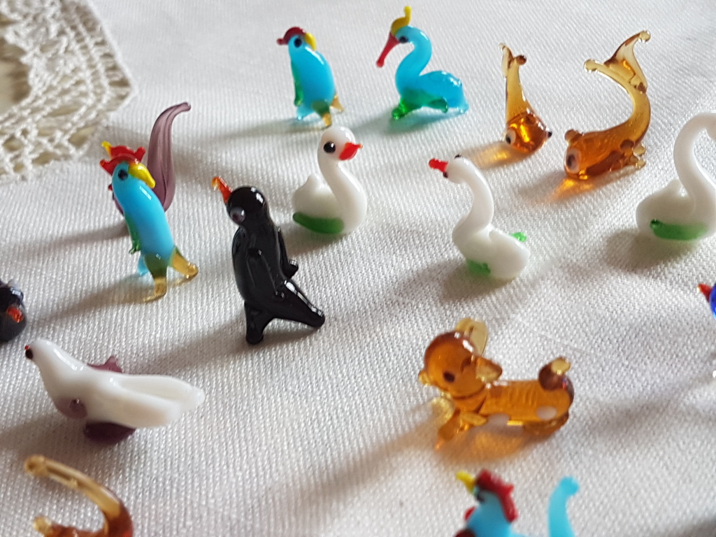 Murano glas(calcedonio)miniature vintage anni 70-18 pz kopen? Bied vanaf 1!