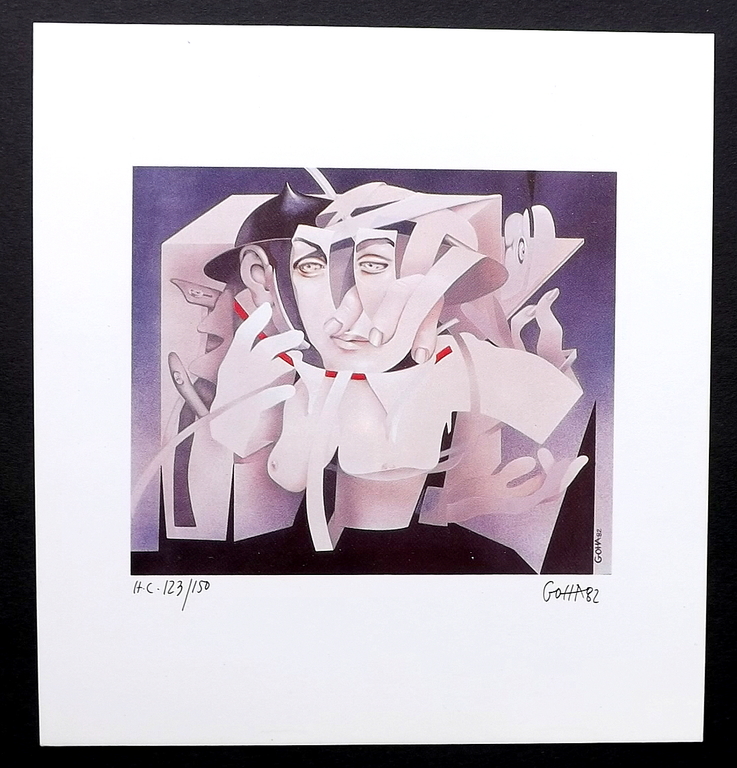 Malgorzata Konwerska - 3x gesgneerde litho - 1985 kopen? Bied vanaf 1!