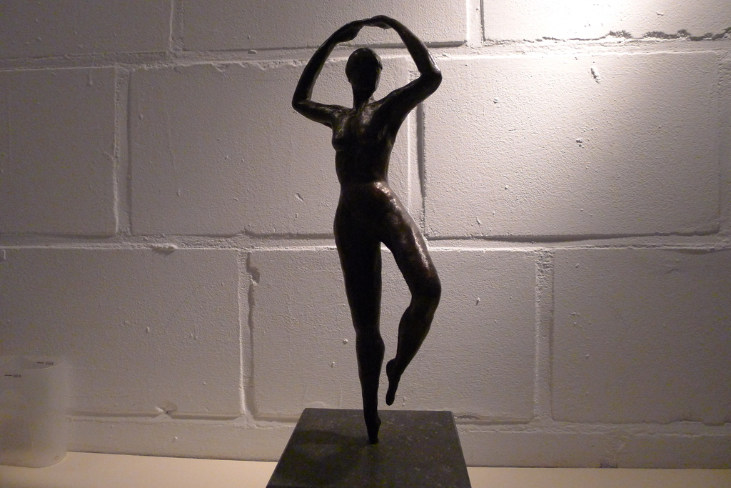 Ballerina bronzen sculptuur  verkocht voor € 200!