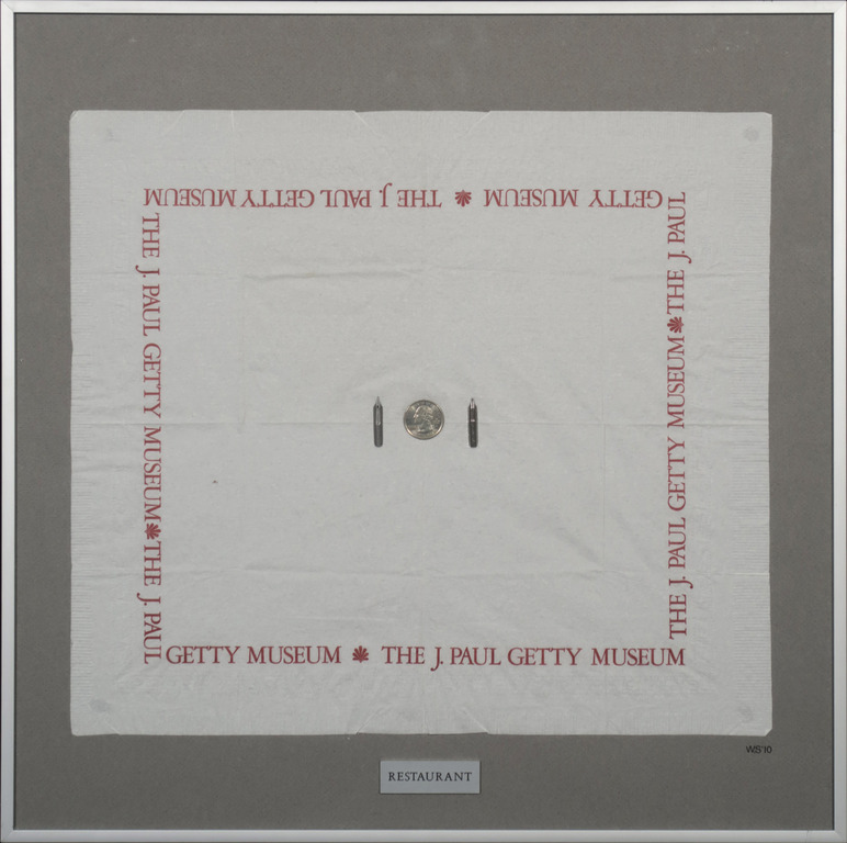 Wim Smits: Collage op papier, Restaurant - Ingelijst kopen? Bied vanaf 50!