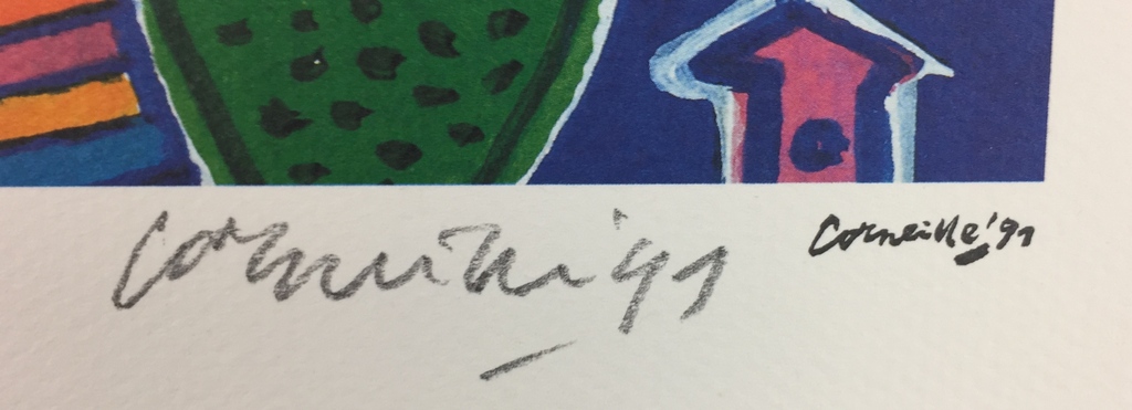 Corneille, 1991, 'The Tie', HANDGESIGNEERD(!) kopen? Bied vanaf 89!
