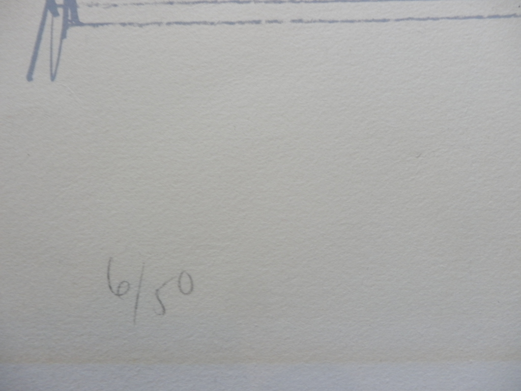 SAM MIDDLETON  Litho   DIZZY GILLESPIE  uit 1971  Handgesigneerd kopen? Bied vanaf 1!