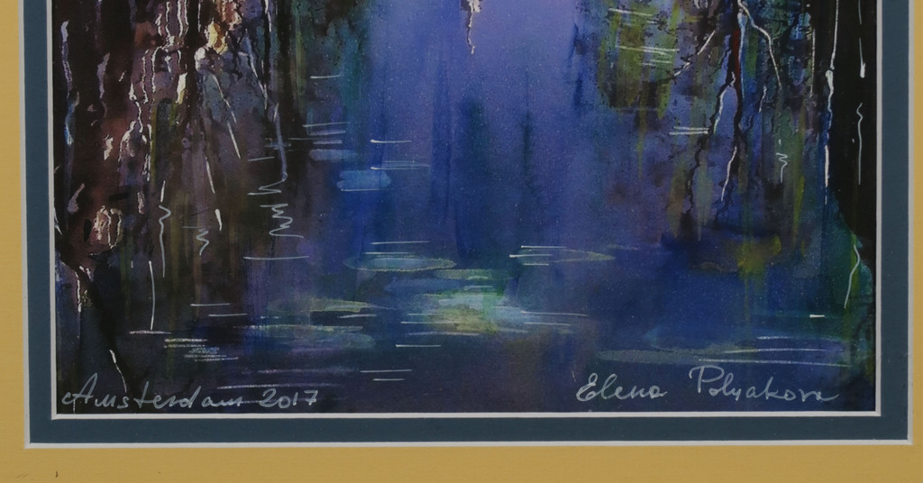 Elena Polyakova: Gemengde techniek, Amsterdam - Ingelijst kopen? Bied vanaf 1!