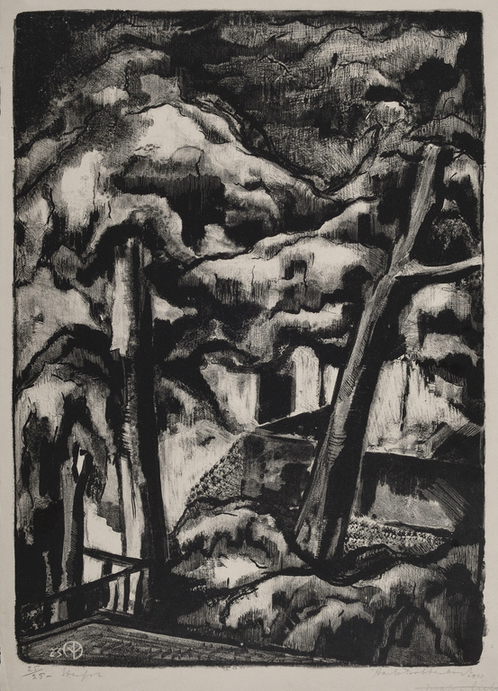 Aart van Dobbenburgh: Litho - Herfst - 1923 verkocht voor € 55!