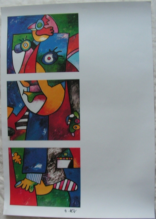 Otmar Alt - litho - drieluik zonder titel. kopen? Bied vanaf 1!