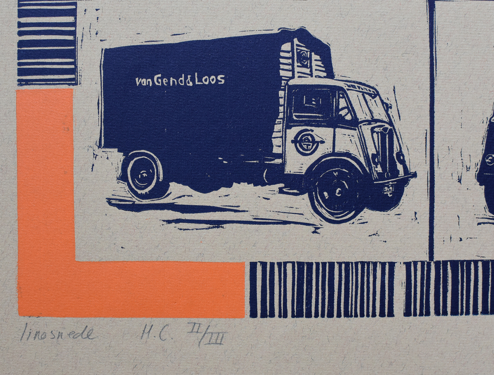 Barteld (Evenhuis), Linosnede  # van GEND & LOOS # oplage 3, mint- kopen? Bied vanaf 1!