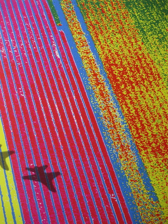 Henk van der Vet, Straaljagers boven bollenvelden, Zeefdruk kopen? Bied vanaf 40!