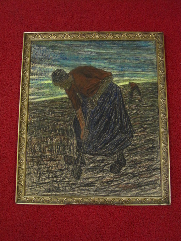 "landarbeiders bij invallende avond" van Corn.v.Assendelft 1870-1945 gesigneerd kopen? Bied vanaf 1!