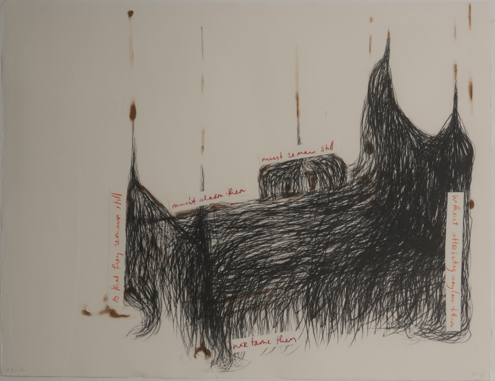 Ansuya Blom: Litho, Must remain still - Ingelijst kopen? Bied vanaf 1!