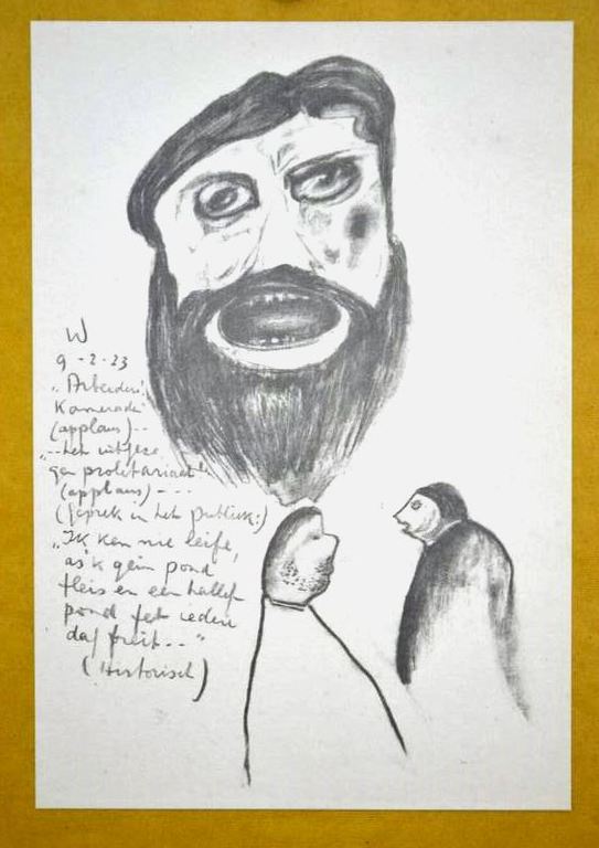 Erich Wichman: Litho's, Idealisten I, 1923 verkocht voor € 200!