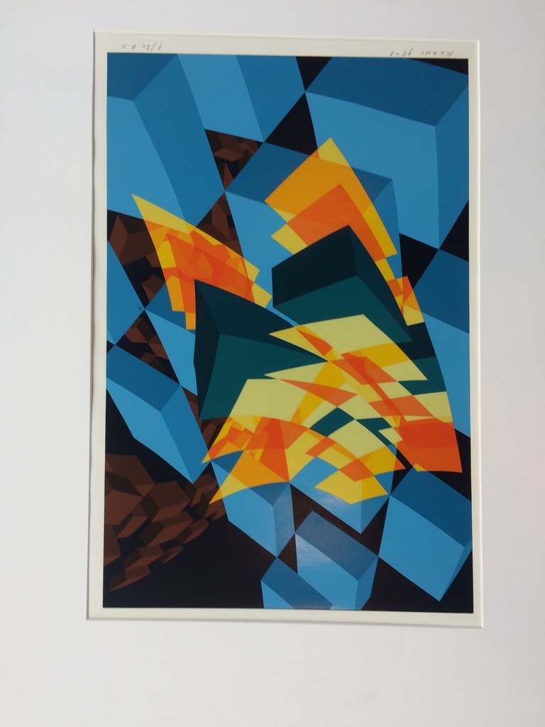 Hans Klaui, zeefdruk uit 1993 in goede staat: 10/30 kopen? Bied vanaf 55!