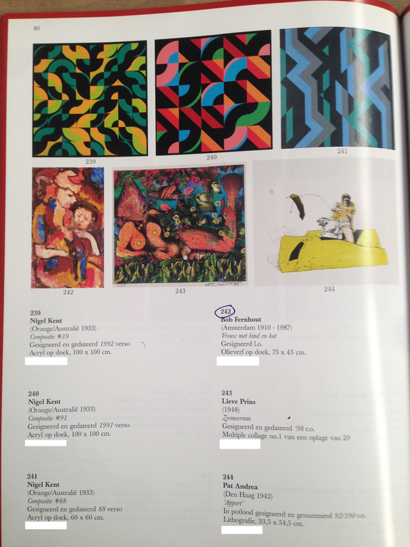 Bob Fernhout - Vrouw met kind en kat kopen? Bied vanaf 140!