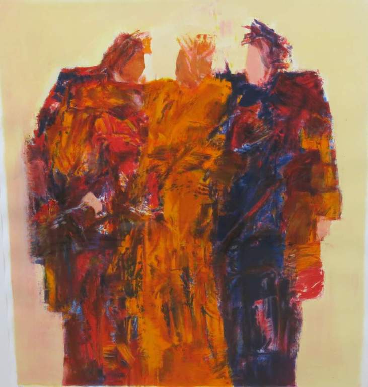 Wil Willemsen: Litho, Close to you - Ingelijst (groot) verkocht voor € 120!