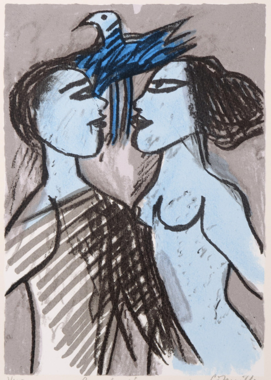 Corneille: Zeefdruk, Couple d'amoureux kopen? Bied vanaf 80!