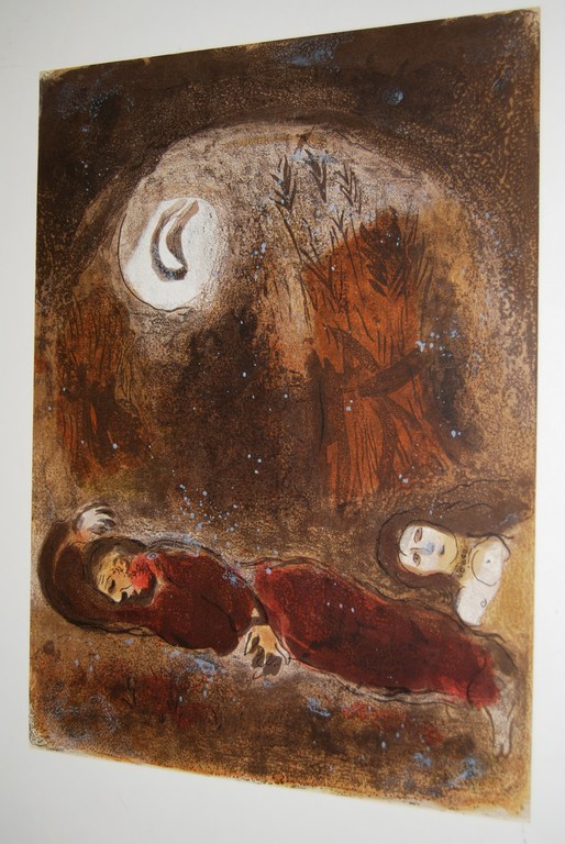 Marc Chagall, Litho "Ruth en Boaz", uit Verve 37-38, 1960 kopen? Bied vanaf 100!