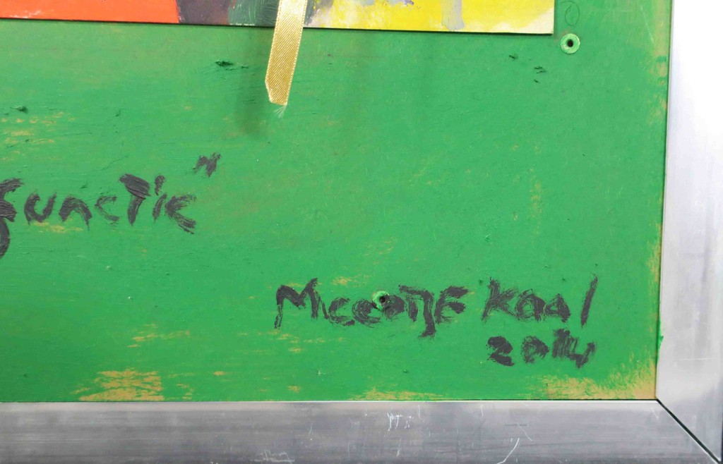 Meertje Kaal: Acryl en Krijt met lint en strik, Patrice in functie - Ingelijst kopen? Bied vanaf 1!