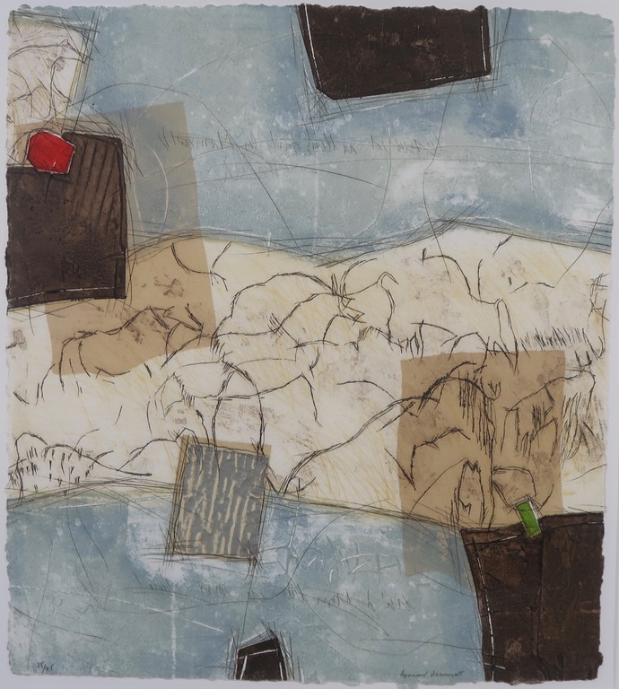 Bernard Remusat: Carborundum, Pech-Merle - Ingelijst kopen? Bied vanaf 50!