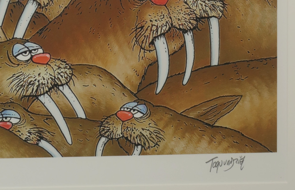 Toon van Driel: Giclee, Wilt u die tand uit m'n oog halen? - Ingelijst kopen? Bied vanaf 40!