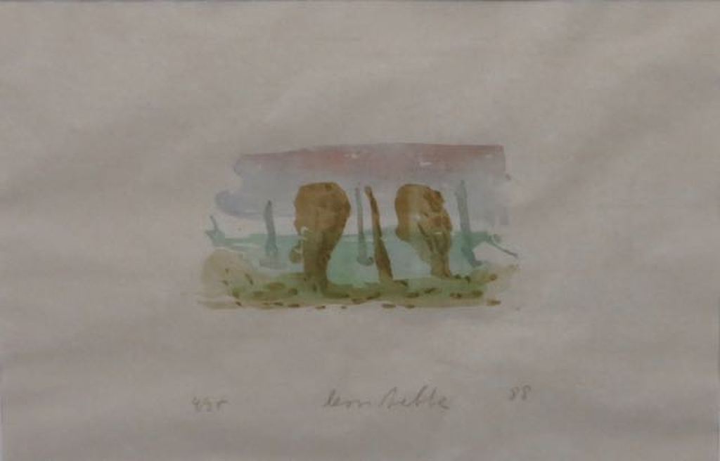 Leon Tebbe: Houtsnede, Landschap kopen? Bied vanaf 1!