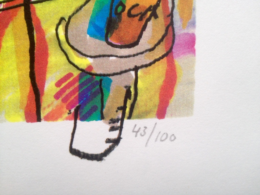 Herman Brood, zeefdruk, Big Smack kopen? Bied vanaf 200!