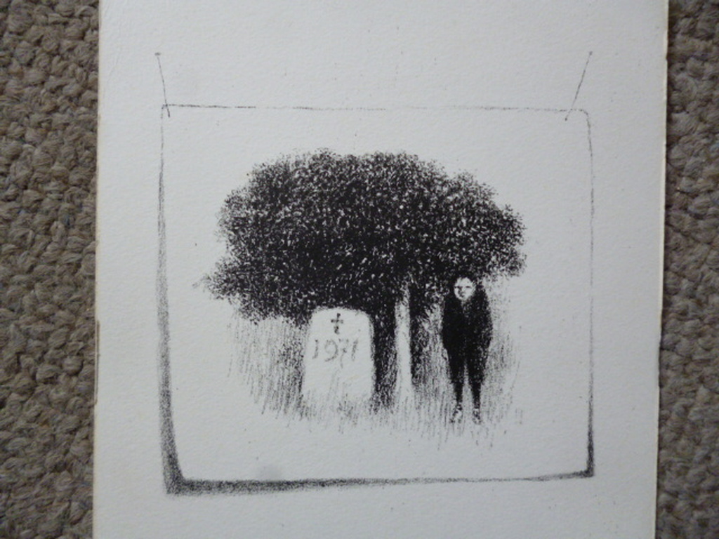 Metten Koornstra - litho - Het jaar 1971 ten grave gedragen verkocht voor € 40!