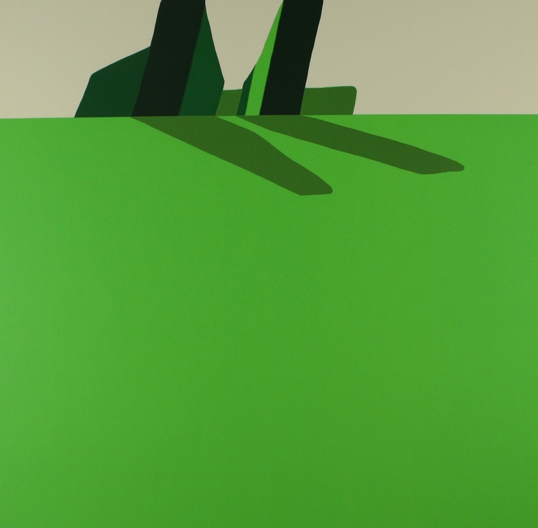 Hans Landsaat, Zeefdruk, 1975 verkocht voor € 50!