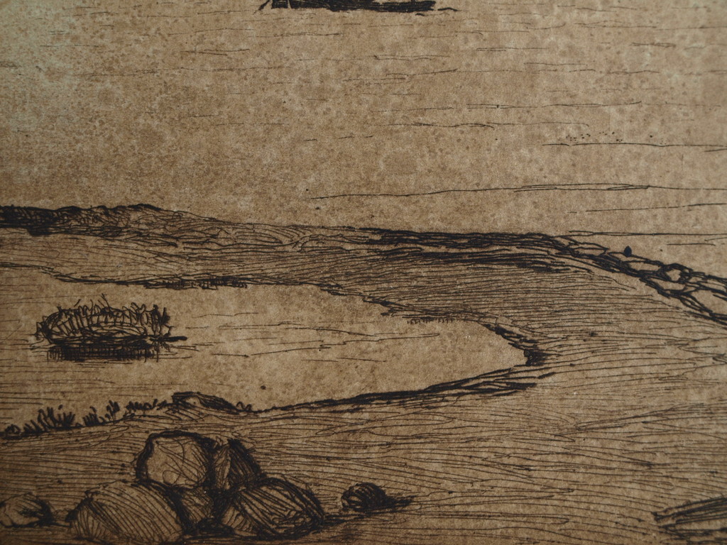 Oskar Paul Matthes : Ets, Edam, Volendam – gesigneerd – ca 1905 kopen? Bied vanaf 1!