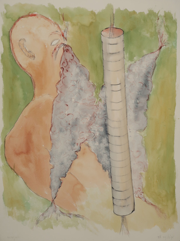 Hans Kuijs: Aquarel, Z.T.  kopen? Bied vanaf 1!