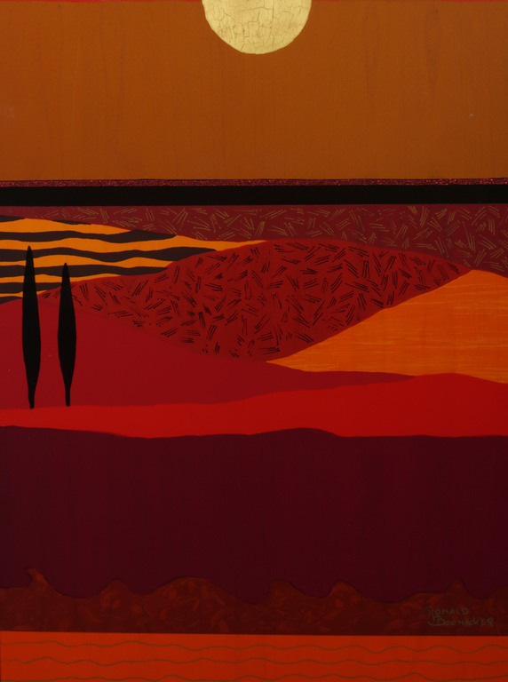 Ronald Boonacker: Zeefdruk op paneel, Il Belpaese II - Ingelijst kopen? Bied vanaf 1!