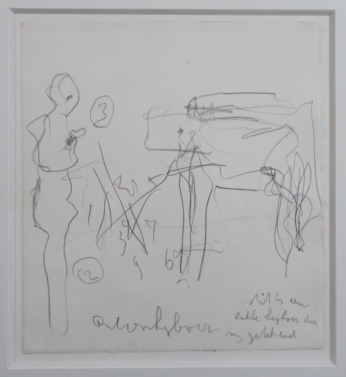 Anton Heyboer: Potloodtekening, Dit is een echte Heyboer door mij... - Ingelijst kopen? Bied vanaf 1!