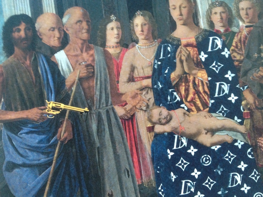 DEATH NYC, zeefdruk 'Madonna Child' uit 2015, oplage 100 exemplaren kopen? Bied vanaf 1!
