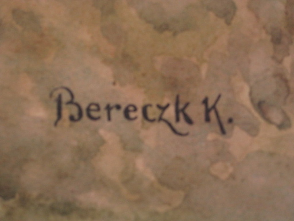 Hongaarse school aquarel "koeien in polder" gesigneerd Bereczk ca. 1920 kopen? Bied vanaf 1!