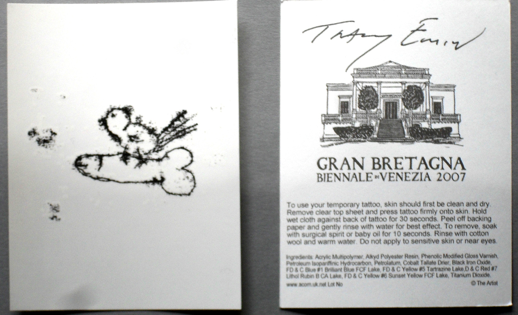 Biennale Venetie 2007 - Singing Bird van Tracey Emin kopen? Bied vanaf 10!