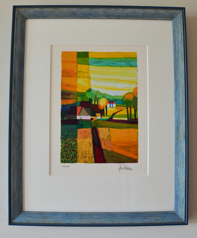 Originele zeefdruk van Ton Schulten verkocht voor € 140!