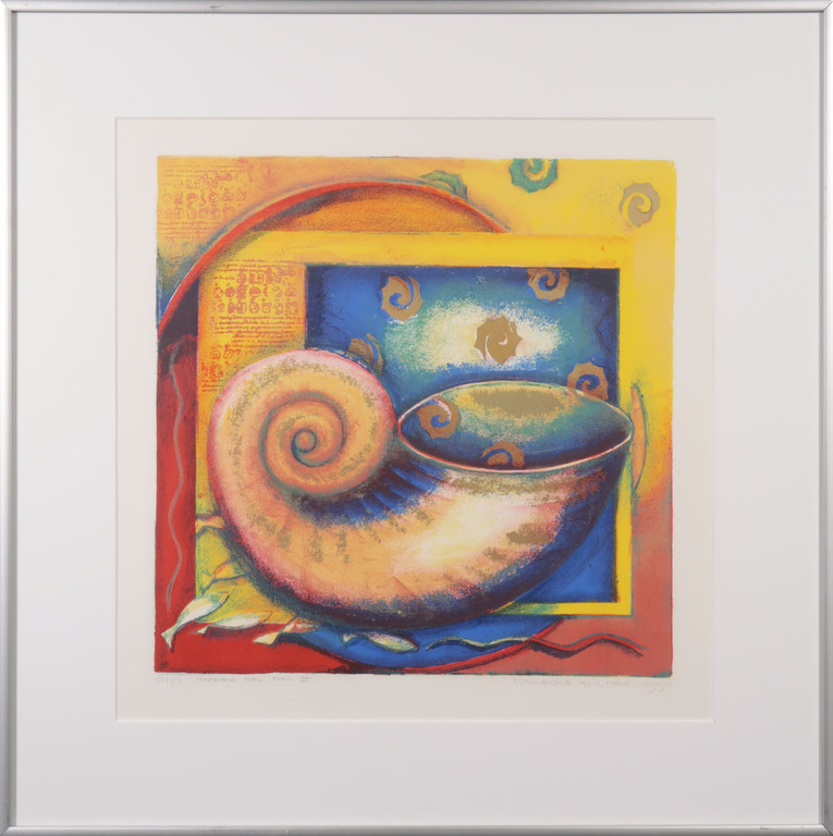 Marianne Aulman: Litho, Misterio del mar II - Ingelijst kopen? Bied vanaf 1!