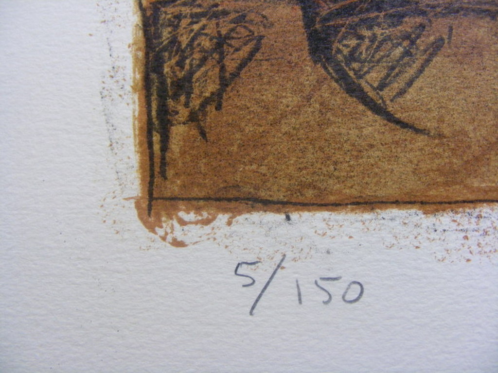 Bernard Berthois-Rigal : gesigneerde lithografie, Mysterious Energy kopen? Bied vanaf 150!