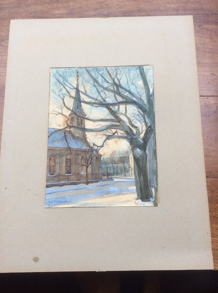 AcheterJohannes Josseaud 1880-1935 Aquarel ? Enchérissez de 40!