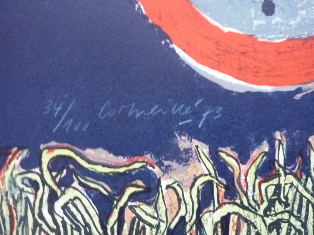 CORNEILLE litho "Herbes" 1972 kopen? Bied vanaf 140!