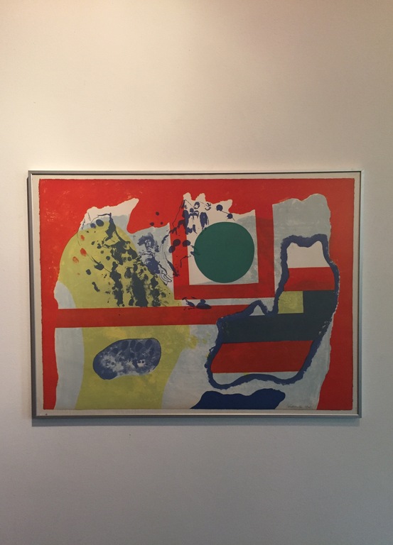 Jef Diederen, lithografie, gesigneerd, ingelijst achter glas.  kopen? Bied vanaf 100!