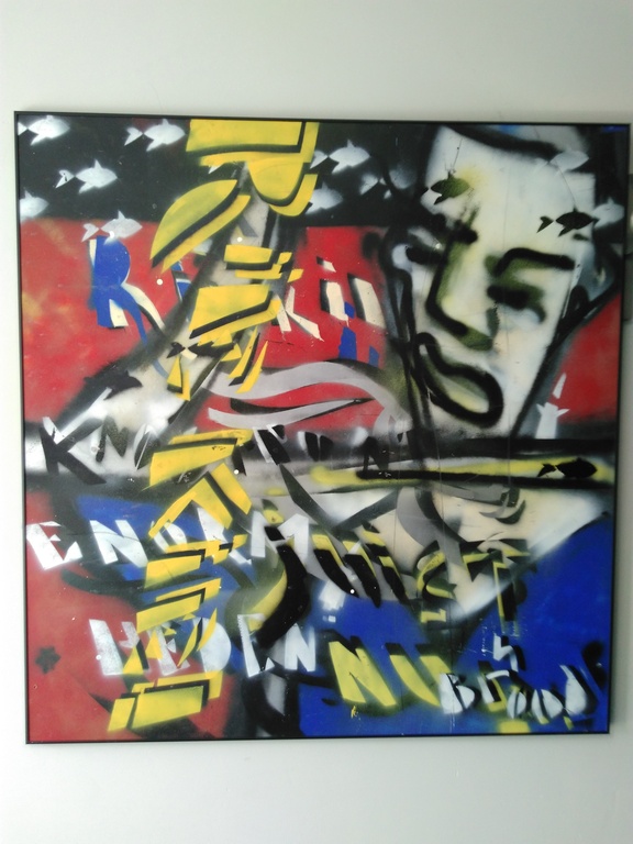 Herman Brood schilderij - RUR - 105 x 100 cm + HBM certificaat  kopen? Bied vanaf 2900!