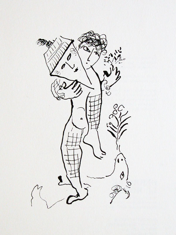 Marc Chagall, lithografie, 'Le danseur' kopen? Bied vanaf 35!