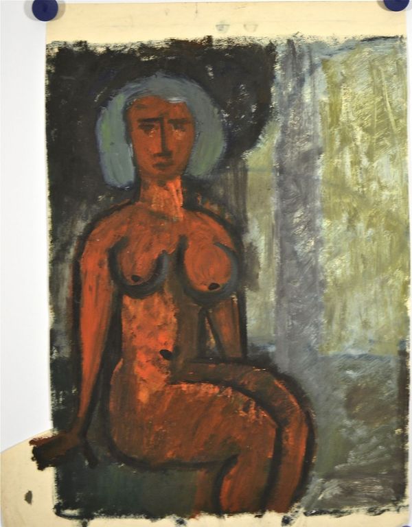 Ernst Vijlbrief: Gouache. Vrouwelijk naakt kopen? Bied vanaf 1!